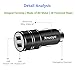 Xnuoyo Car Charger Ultra Compact Dual USB Car Adapter Safety Protection Travel Car Charger for iPhone iPod iPad and Android Google Devices