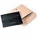 GintaXen Slim Genuine Leather Credit Card Holder Front Pocket Wallet with RFID Blocking - Black