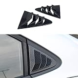 Gloss Black Rear Window Louvers For Nissan Altima (2019-2024) – Sedan