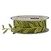Fowod Leaf Ribbon, 17 Yard / 50 Feet Roll, 1 inch Width, Green