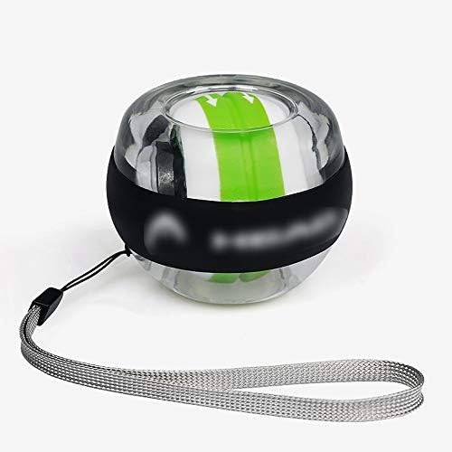 オンラインショッピング オズシリーズ緑のウィザード光パワーボール最強の機械的なパワーハンドヘルドジャイロ手首のボール ソリッド亜鉛ローターを使用した透過シェル 究極のグリップと前腕強化デバイス A