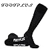FOOTPLUS Soccer Socks, Unisex Over Knee High Solid Team Sports Volleyball Softball Baseball Socks, 2-4 Pairs