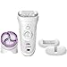 Braun Silk-épil SkinSpa 9 9-941 - Wet & Dry Cordless Electric Hair Removal Epilator and Exfoliation System for Women