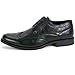 alpine swiss Zurich Mens Dress Shoes Lace up Brogue Medallion Wing Tip Oxfords