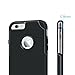 Badalink iPhone 6 6s Case 2 in 1 Soft TPU and Hard PC Shock Absorption Drop Protection Anti-Slip Protective Case Cover for iPhone 6 6s(4.7 inch) Black