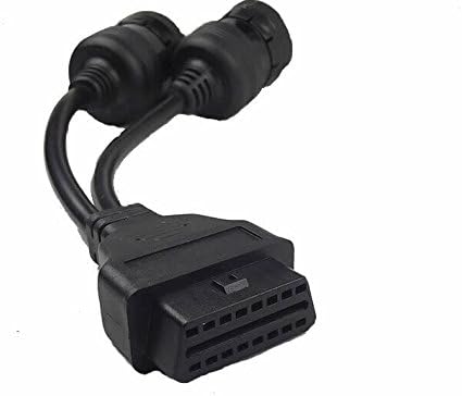 OBD2 Interface diagnose Y cable OBD2 16pin female to CANBUS J1708 6pin 1939 9pin communication cable
