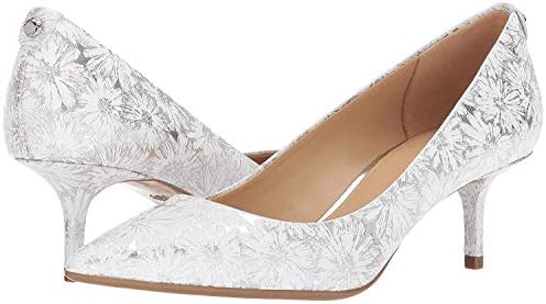 mk silver heels