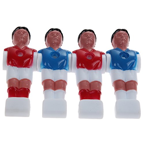 ttnight 4pcs Foosball Man Table Football Guys Tournament Soccer Player Replacement Parts 5/8 inch