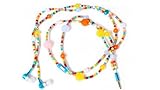 handcandy HF002LN THE MAMBO LadyBuds Stereo Headphone Necklace, Multi Bright/Pastel