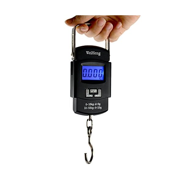 WiseField-110lb50kg-Electronic-Digital-Hanging-Luggage-Fishing-Hook-Scale-Black