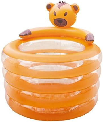 Intime YT-023 High Orange Bear Inflatable Bathtub Baby Pool