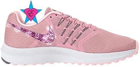 Women Rhinestone Crystal Rose Pink Nike Run Swift
