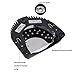 TAKOYI LED Nail Lamp 64W Gel Light Nail Dryer Cordless Gel Light 4 Timer Setting Cordless UV Led Nail Light Curing Nail Dryer for Gel Nails with Lifting Handle Touch Sensor LCD Screen (Black)