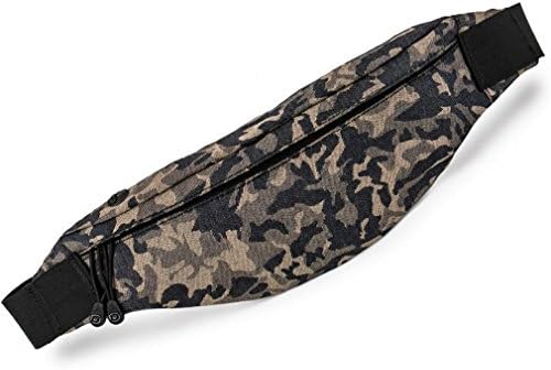 SULAKU Cotton Waist Bag Money Belt Bag Camouflage Pack More Pockets Hip Hardwearing Soft Waist Packs