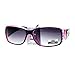 CG Eyewear Womens Rhinestones Sunglasses Rectangular Designer Fashion Black Pink