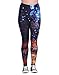 HDE Womens Leggings Graphic Print Tights Fun Digital Design Holiday Elastic Pants