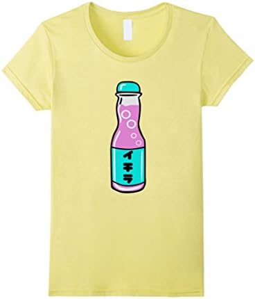 Womens Kawaii Japanese Soda Vaporwave T-Shirt Medium Lemon