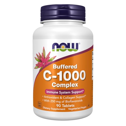 NOW Supplements Vitamin C-1000 Buffered 90 Tabs