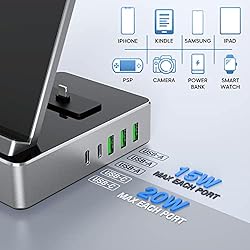 Charging Station for Multiple Devices,100W 8 in 1