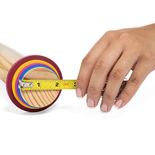 GreenOlive Rolling Pin Guide Ring Spacer Bands (8 Piece Set