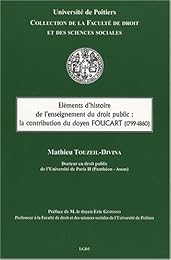 Éléments d'histoire de l'enseignement du droit public