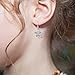 Kids Earrings- 925 Sterling Silver Gold Tone Butterfly Leverback Earrings