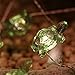 WSgift Turtle Decorative String Lights 13 Ft 40 LED Weatherproof Battery Operated 8 Modes Turtle Fairy Lights for Holiday Weddings Bedrooms Party Decorations with Remote and Timer (Warm White)
