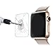 Apple Watch 38mm Screen Protector, davidavi[High Definition][Anti-scratch][9H Tempered Glass]Only Covers the Flat Area for Apple Watch 38mm[2 Pack]