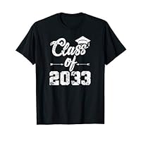 Class of 2033 Gift Grow With Me First Day of School T-Shirt