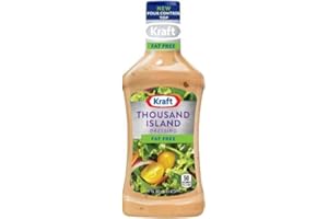 Kraft, Fat Free, Thousand Island Dressing, 16oz Bottle (Pack of 3) by Kraft