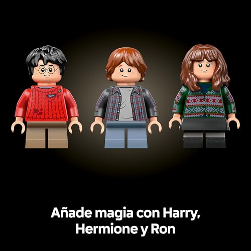 Harry Potter Piedra Filosofal: Edición para Coleccionistas - Maqueta para Adultos de Escena de Película - Decoración del Hogar - Figura de Lechuza Hedwig y 3 Minigfiguras - Regalo para Fans 76466