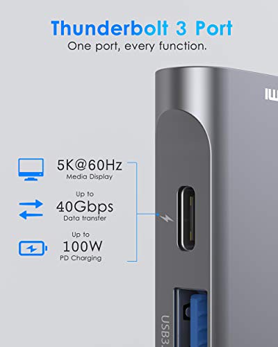 Ripley - ADAPTADOR USB C HUB PARA MACBOOK PRO 2020 2019 2018 2017 2016 13  15 16' Y MACBOOK AIR 2020 2019 2018 HDMI 4K@60H
