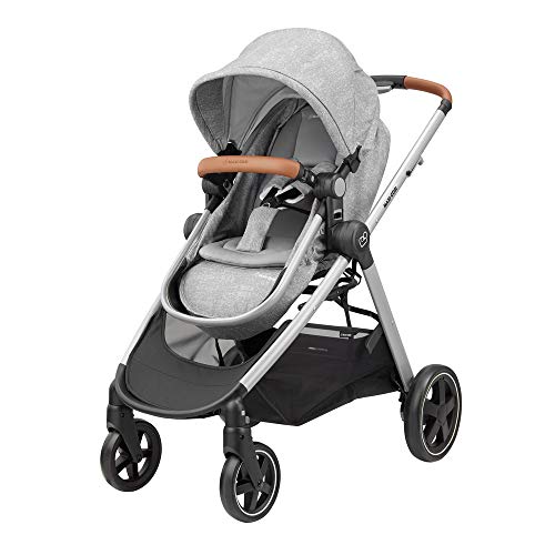 Bebe Confort Zelia Leichter Kinderwagen Neigbar Kompakter Verschluss Wendbar Vorne Strasse Vorderseite Mama Fusssack Inklusive Nomad Grau Amazon De Baby