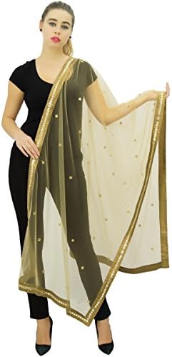 Women Fashion Net Dupatta Long Neck Wrap Scarf Throw Stole Chunni Hijab