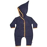 Zutano Cozie Elf Romper - Navy - 3M