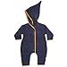 Zutano Cozie Elf Romper - Navy - 3M