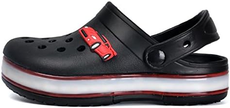 Children Boys Girls LED Clog Flash Lighted Summer Beach Shoes Walking Slippers Unisex Sandal Animals Shoe