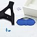 Sleep Aid Bundle Set - Anti Snoring Devices & Teeth Grinding Stopper Black Out Sleep Mask Flexible Chin Strap Noise Cancelling Ear Plugs Nasal Dilators Nose Vents - Medical Grade Anti Ronquidos