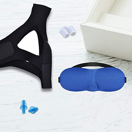 Sleep Aid Bundle Set - Anti Snoring Devices & Teeth Grinding Stopper Black Out Sleep Mask Flexible Chin Strap Noise Cancelling Ear Plugs Nasal Dilators Nose Vents - Medical Grade Anti Ronquidos Sleep Aid Bundle Set - Anti Snoring Devices & Teeth Grinding Stopper Black Out Sleep Mask Flexible Chin Strap Noise Cancelling Ear Plugs Nasal Dilators Nose Vents - Medical Grade Anti Ronquidos