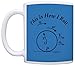 Science Nerd Gifts This is How I Roll Physics Geek Engineer Gift 11oz Ceramic Coffee Mug with Handle