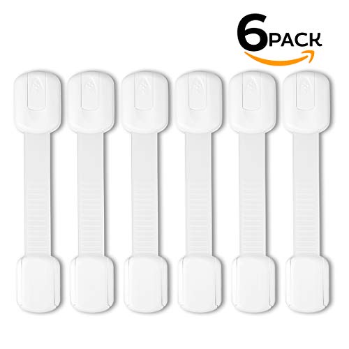 Magnetic Cabinet Locks Child Safety for Drawers and Cabinets - Kitchen Child Proof Cabinet locks - Baby Proofing Safety (6-Pack)
