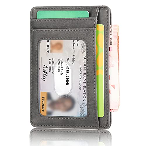 iZiv Slim Wallet,Mini RFID Front Pocket Wallets Minimalist Secure Thin Credit Card Holder