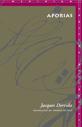 Aporias (Meridian: Crossing Aesthetics)