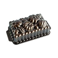 Nordic Ware 91648 Harvest Bounty Loaf Pan, One Size, Bronze