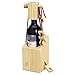 Bits and Pieces - Bewildering Bottle Brainteaser - Wooden Bottle Puzzle - Great Gift for Wine Lovers