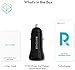 Car Charger, RAVPower 24W/4.8A Dual USB Car Adapter Cigarette Lighter USB Charger for iPhone 11 Pro Max XS XR XS Max 8 7 Plus, Galaxy S9 S8 S7 and Android Devices
