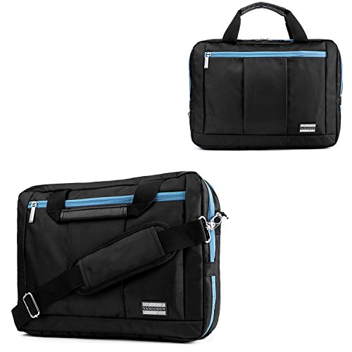 Black Laptop Messenger Bag Shoulder Bag Briefcase 13.3inch to 14inch for Acer Spin 7/Swift 7/Chromebook/Aspire/Asus Spin 7/E VivoBook/E EeeBook/ZenBook
