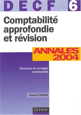 Comptabilité approfondie et révision
