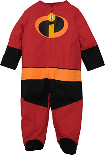 Disney Pixar The Incredibles Baby Boy Girl Costume Coverall Footies 6-9 Months