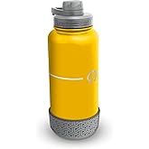Shell – 32-ounce Stainless Steel Insulated Water Bottle-Yellow